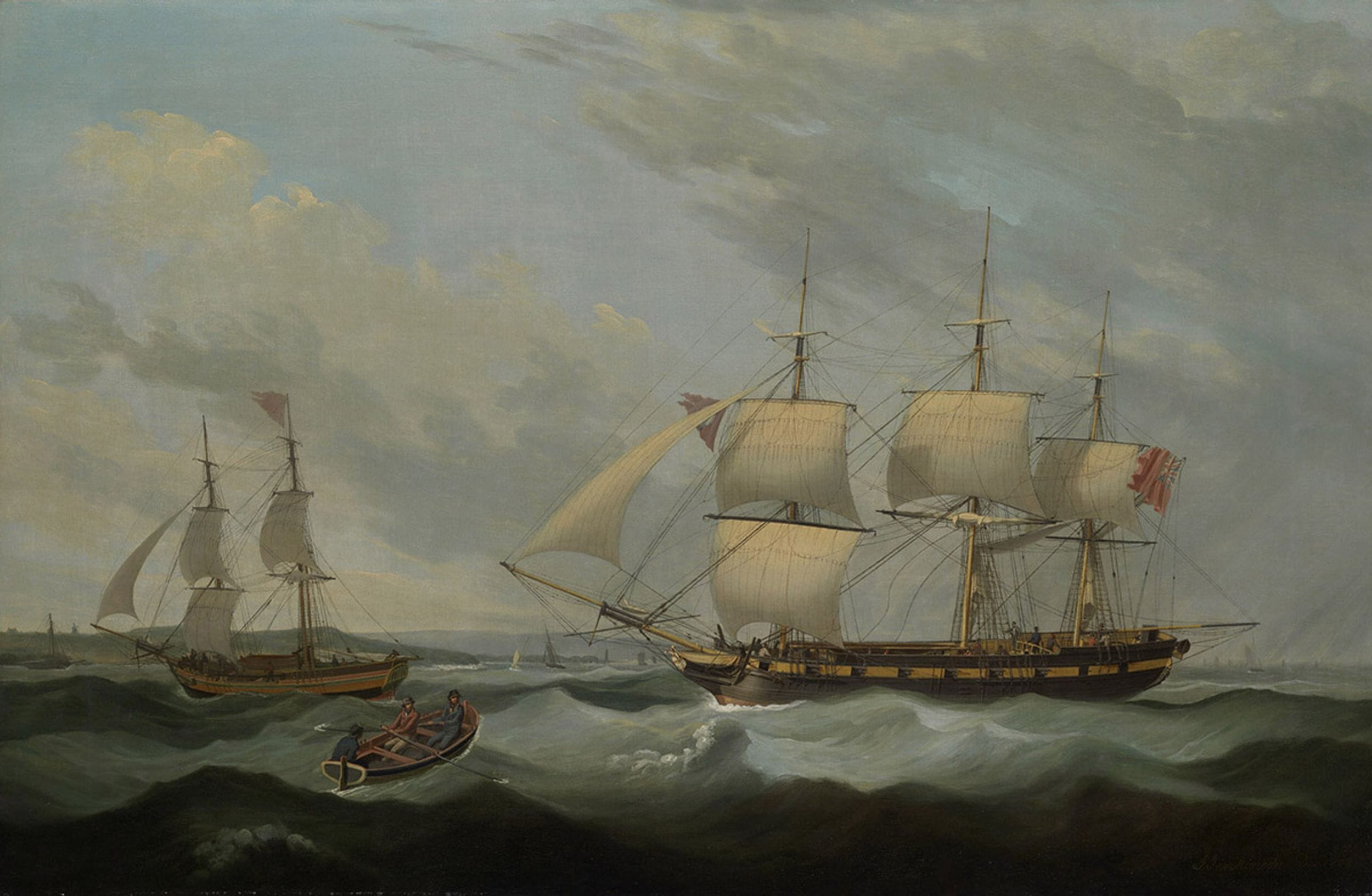 John Jenkinson | Shipping in the River Mersey off Liverpool